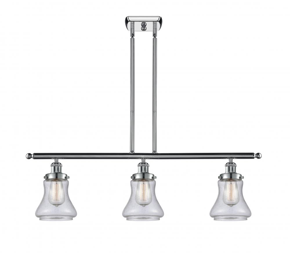 Bellmont - 3 Light - 36 inch - Polished Chrome - Stem Hung - Island Light