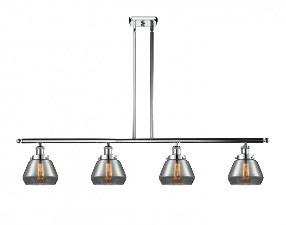 Fulton - 4 Light - 48 inch - Polished Chrome - Stem Hung - Island Light