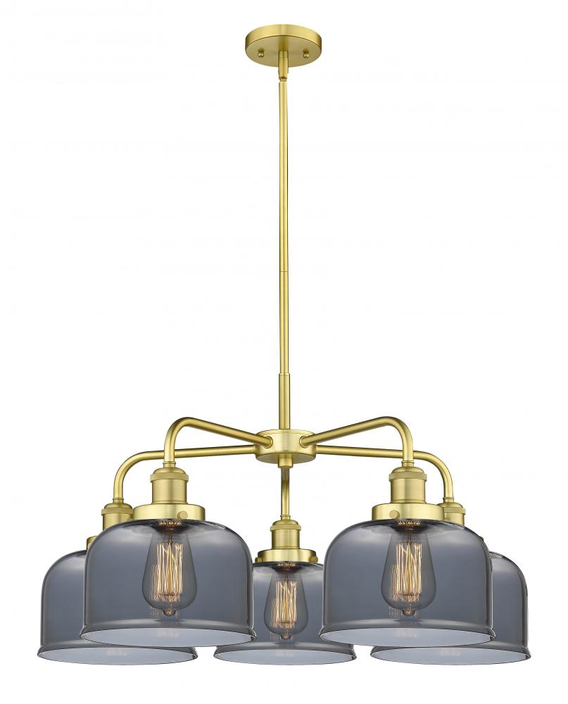 Cone - 5 Light - 26 inch - Satin Gold - Chandelier