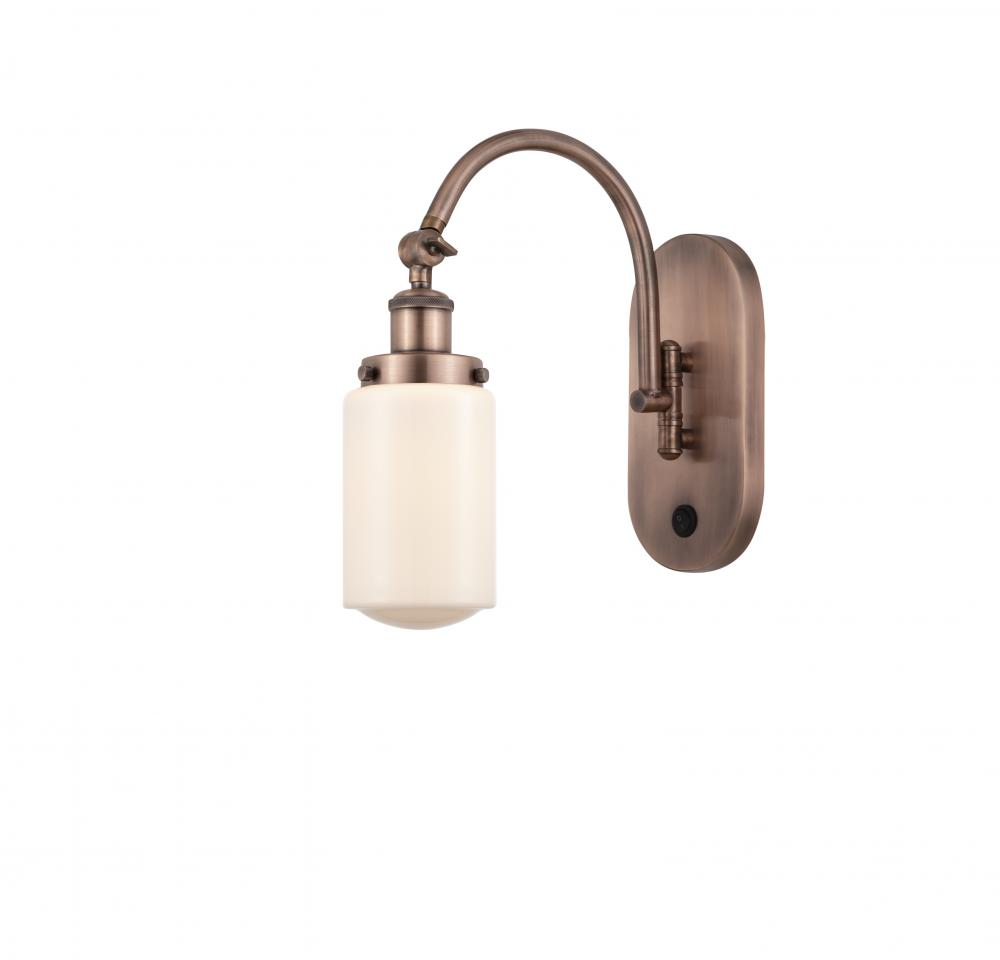Dover - 1 Light - 5 inch - Antique Copper - Adjustable Swing Arm