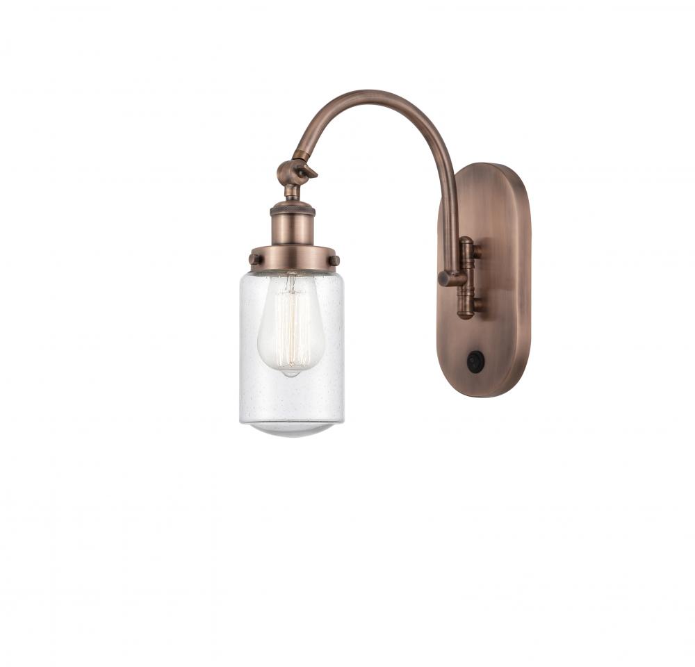 Dover - 1 Light - 5 inch - Antique Copper - Adjustable Swing Arm