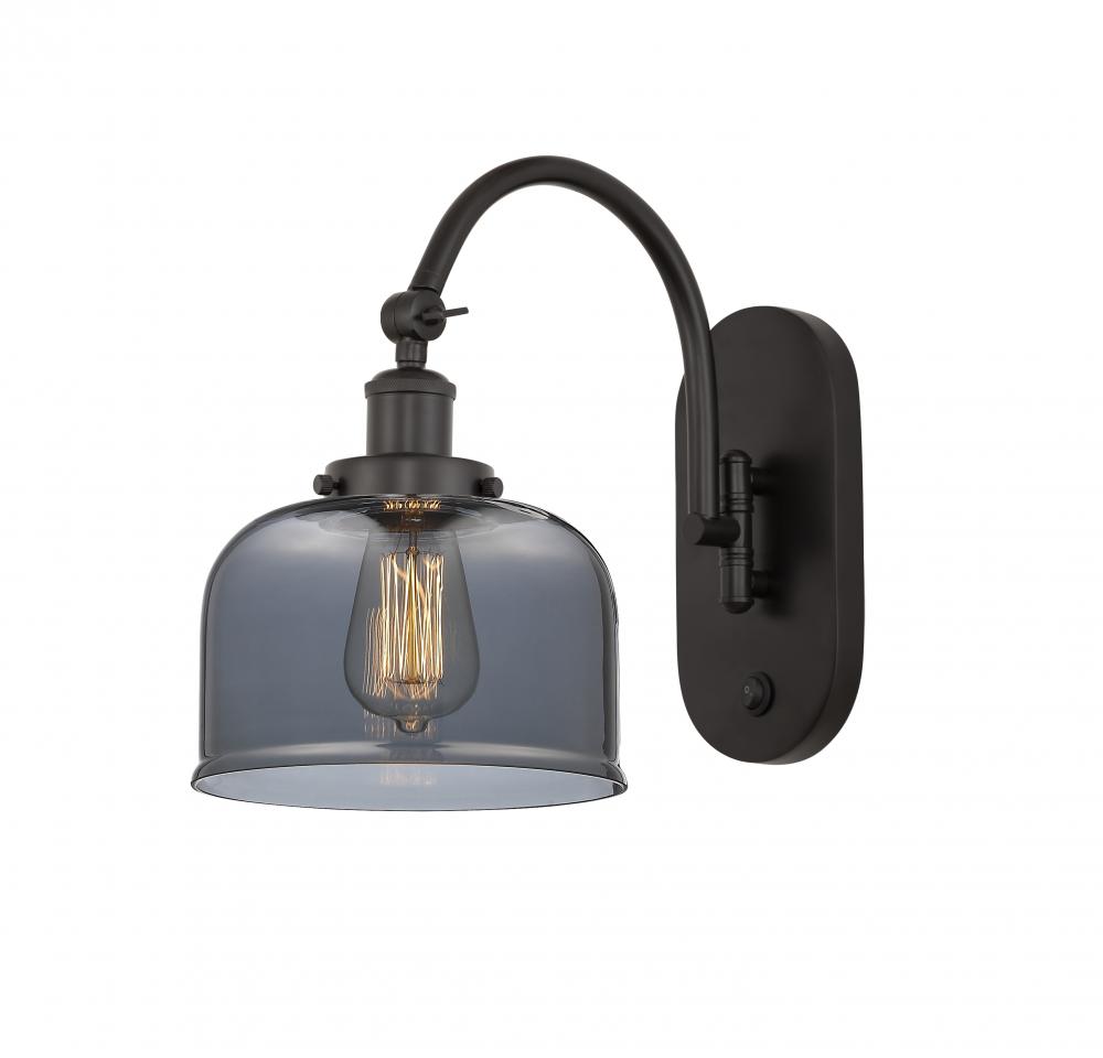 Bell - 1 Light - 8 inch - Oil Rubbed Bronze - Adjustable Swing Arm
