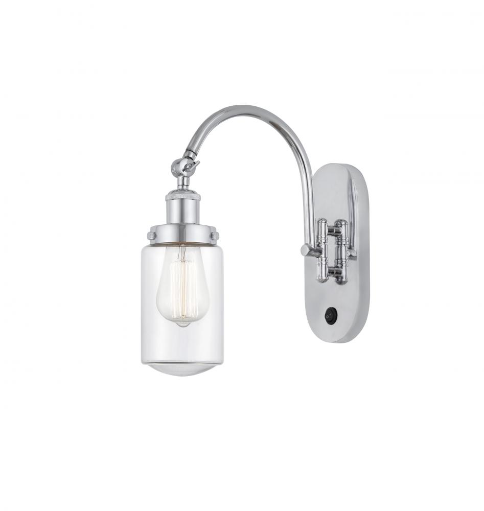 Dover - 1 Light - 5 inch - Polished Chrome - Adjustable Swing Arm