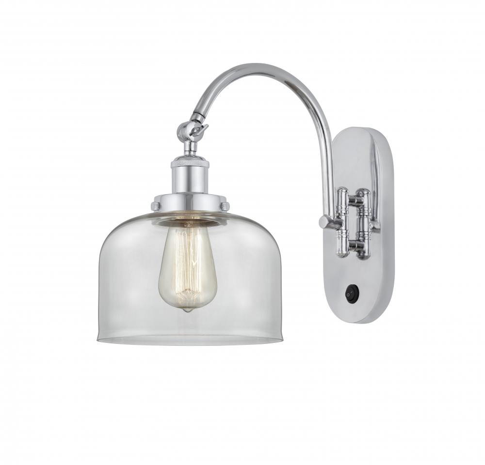 Bell - 1 Light - 8 inch - Polished Chrome - Adjustable Swing Arm