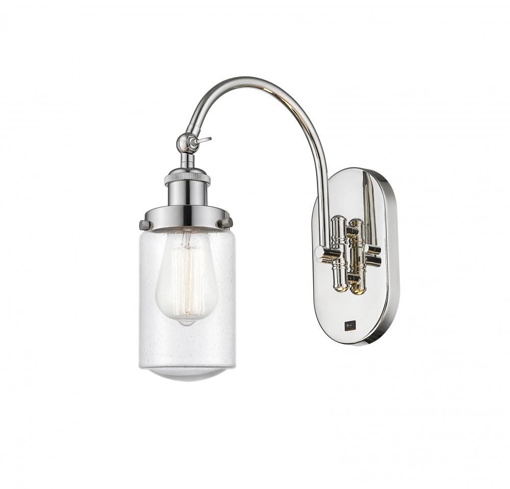 Dover - 1 Light - 5 inch - Polished Nickel - Adjustable Swing Arm