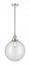 Innovations Lighting 201CSW-PN-G202-12 - Beacon - 1 Light - 12 inch - Polished Nickel - Cord hung - Mini Pendant
