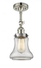 Innovations Lighting 201F-PN-G192 - Bellmont - 1 Light - 6 inch - Polished Nickel - Adjustable Semi-Flush Mount