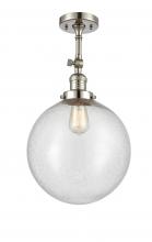 Innovations Lighting 201F-PN-G204-12 - Beacon - 1 Light - 12 inch - Polished Nickel - Adjustable Semi-Flush Mount