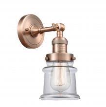 Innovations Lighting 203-AC-G182S - Canton - 1 Light - 5 inch - Antique Copper - Adjustable Sconce