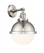 Innovations Lighting 203SW-SN-HFS-81-SN - Hampden - 1 Light - 9 inch - Brushed Satin Nickel - Adjustable Sconce