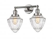 Innovations Lighting 208-PN-G664-7 - Bullet - 2 Light - 18 inch - Polished Nickel - Adjustable Bath Vanity Light