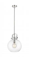 Innovations Lighting 410-1SM-PN-G410-12CL - Newton Sphere - 1 Light - 12 inch - Polished Nickel - Mini Pendant