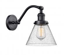 Innovations Lighting 515-1W-BK-G44 - Cone - 1 Light - 8 inch - Matte Black - Adjustable Sconce