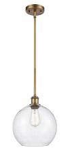Innovations Lighting 516-1S-BB-G124-10 - Athens - 1 Light - 10 inch - Brushed Brass - Mini Pendant