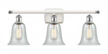 Innovations Lighting 516-3W-WPC-G2812 - Hanover - 3 Light - 26 inch - White Polished Chrome - Bath Vanity Light