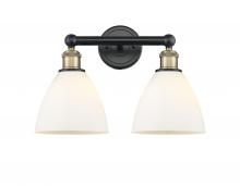 Innovations Lighting 616-2W-BAB-GBD-751 - Bristol - 2 Light - 17 inch - Black Antique Brass - Bath Vanity Light