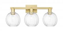 Innovations Lighting 716-3W-SG-G458-7CL - Preston - 3 Light - 26 inch - Satin Gold - Bath Vanity Light