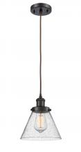 Innovations Lighting 916-1P-OB-G44 - Cone - 1 Light - 8 inch - Oil Rubbed Bronze - Cord hung - Mini Pendant