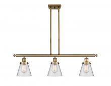 Innovations Lighting 916-3I-BB-G62 - Cone - 3 Light - 36 inch - Brushed Brass - Stem Hung - Island Light