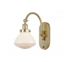 Innovations Lighting 918-1W-SG-G321 - Olean - 1 Light - 7 inch - Satin Gold - Adjustable Swing Arm