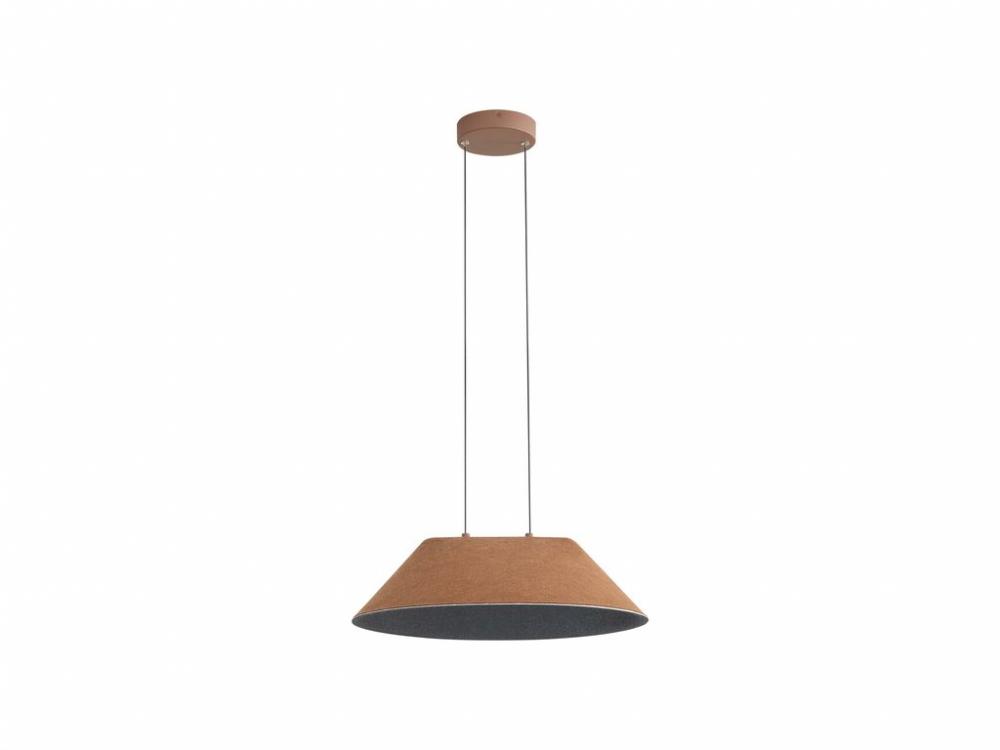 Faroe 21&#34; LED Pendant in Coffee/Black