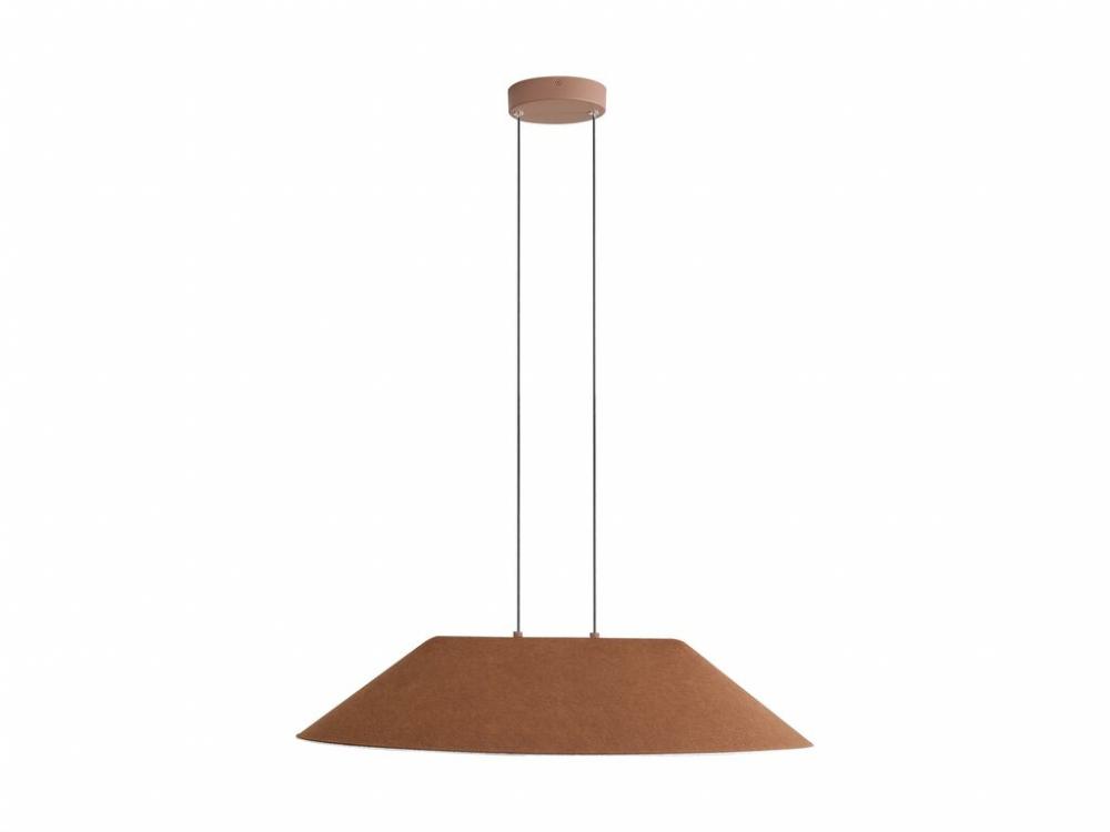 Faroe 30&#34; LED Pendant in Coffee/Black