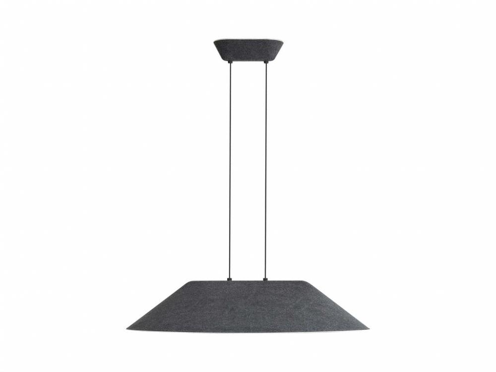 Faroe 30&#34; LED Pendant in Flecked Black/Grey