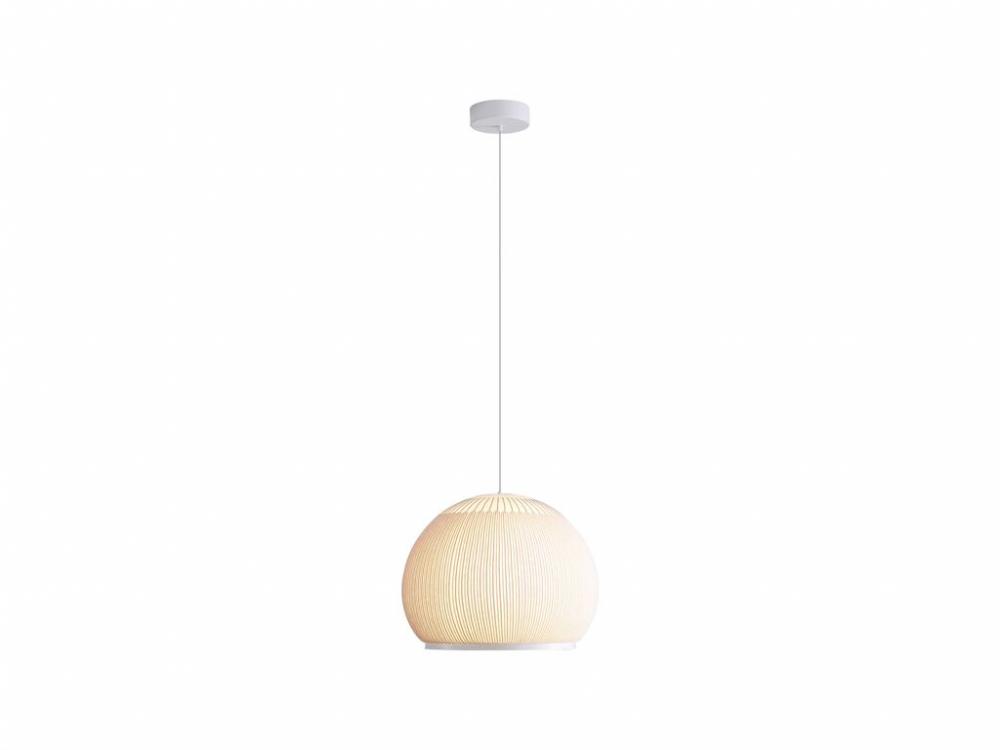 Tela 14&#34; LED Pendant in Sand Yellow