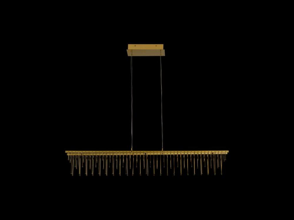 Lucerna 48&#34; LED Linear Pendant in Stainless Steel Gold