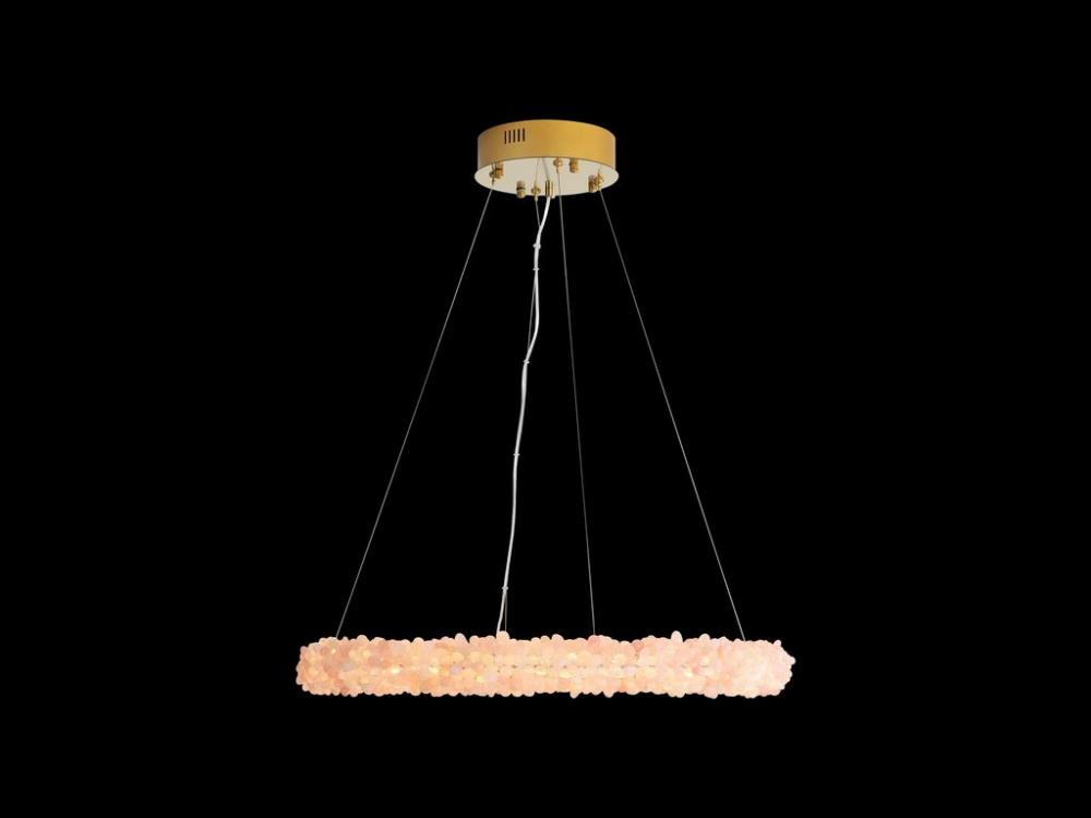 Corallo 22&#34; LED Chandelier in Coral