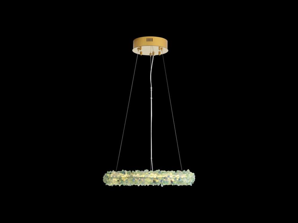 Corallo 22&#34; LED Chandelier in Turquoise