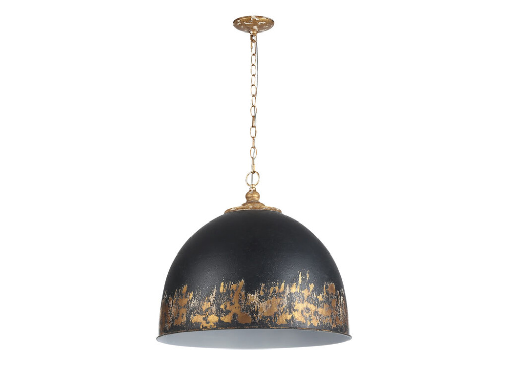 Alison 5-Light Pendant in Vintage Gold with Antique Matte Navy