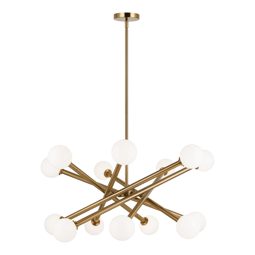 Matchstix Aged Gold Brass Pendant