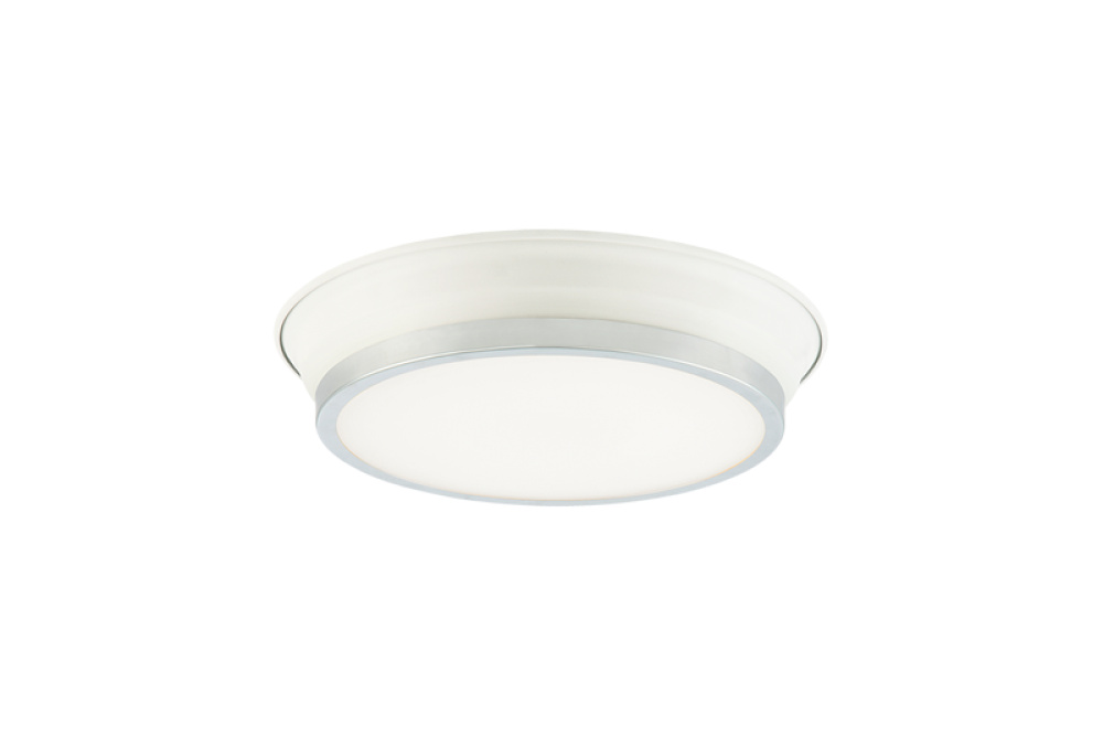 Jaxx White + Chrome Ceiling Mount
