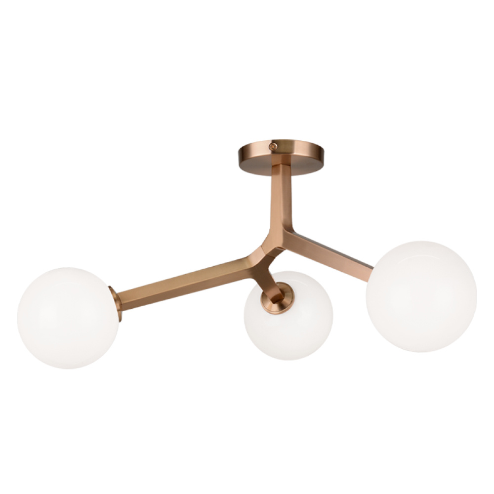 Rami Aged Gold Brass Ceiling Mount