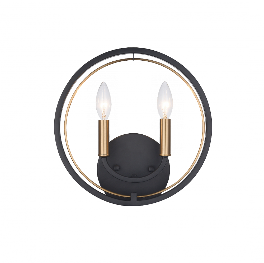 Odyssey Black Wall Sconce