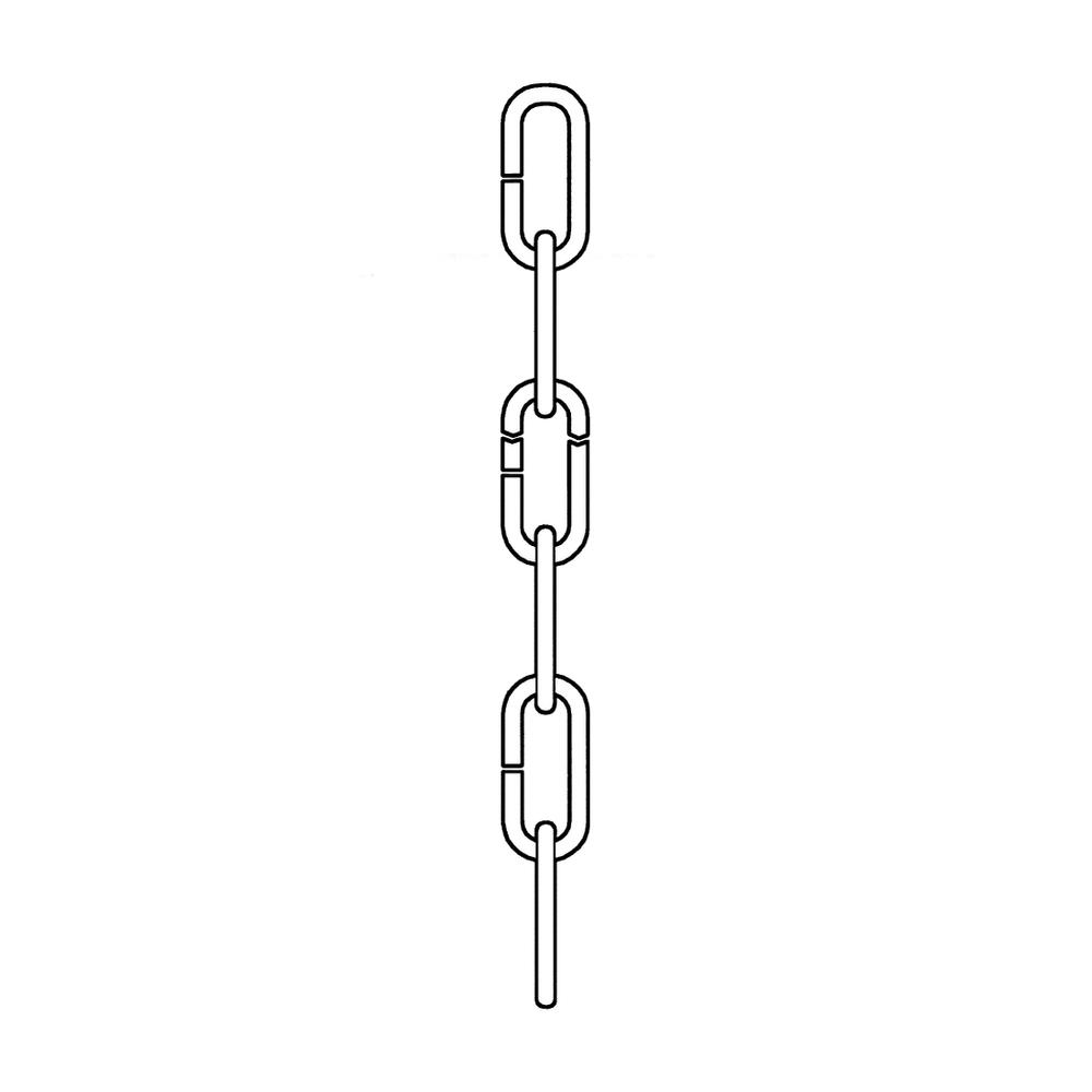 Decorative Chain in Chrome Finish