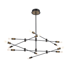 Eurofase USA Inc. 37051-013 - ALBANY,CHANDELIER,12LT,LED,BLK