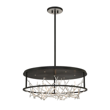 Eurofase USA Inc. 38097-027 - AERIE,7LT,LED,RND,CHA,BLK/SIL