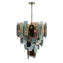 Eurofase USA Inc. 43876-013 - COCOLINA,19LT CHANDELIER,BRA
