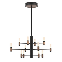 Eurofase USA Inc. 46353-016 - ALBANY,CHAND,12LT,LED,3TR,BLK