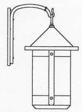 Arroyo Craftsman BB-14TLAM-RC - 14" berkeley tall-long body wall mount