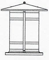 Arroyo Craftsman BC-17LAM-RC - 17" berkeley long body column mount