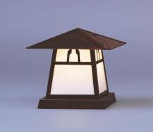 Arroyo Craftsman CC-8TCR-P - 8" carmel column mount with t-bar overlay