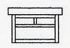 Arroyo Craftsman MCM-7TCR-MB - 7" mission flush ceiling mount with T-bar overlay