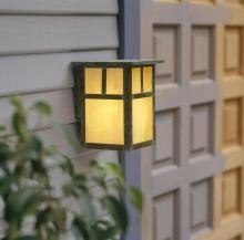 Arroyo Craftsman MW-6TGW-BZ - 6" mission flush wall mount with T-bar overlay