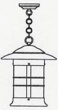 Arroyo Craftsman NH-14M-BZ - 14" newport pendant