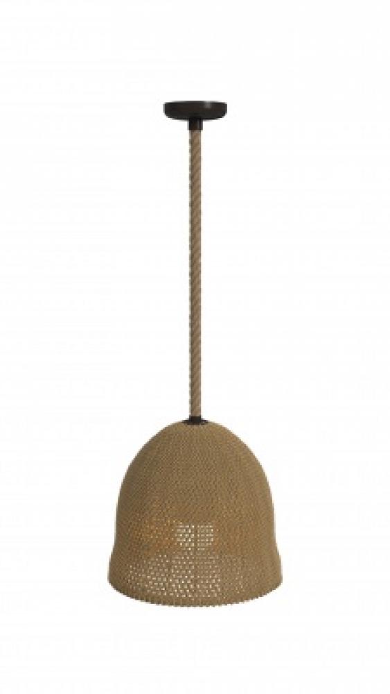 Malibu Natrual Hemp Rope Pendant