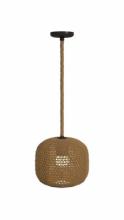 Avenue Lighting HF1004-RP - Malibu Natrual Hemp Rope Pendant