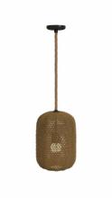 Avenue Lighting HF1005-RP - Malibu Natrual Hemp Rope Pendant